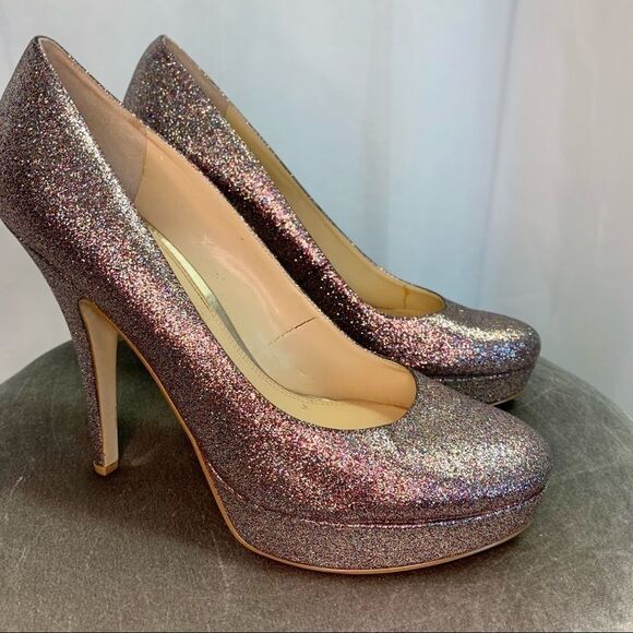 Enzo Angiolini Glitter multicoloured High Heels 10 - Picture 3 of 8